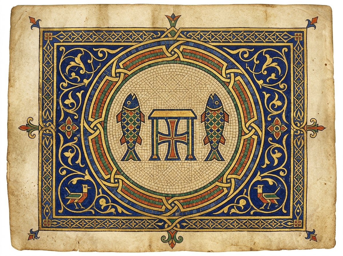 Illuminated-Codex emblem for the Megiddo house-church strand