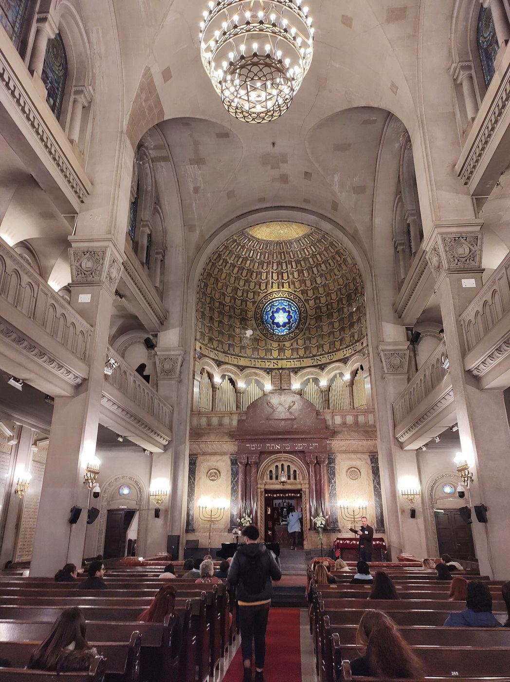 Interior of Templo Libertad in Buenos Aires, today.