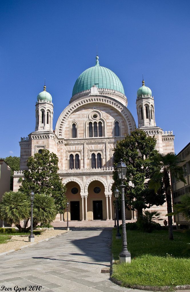 Exterior of the Great Synagogue of Florence today
