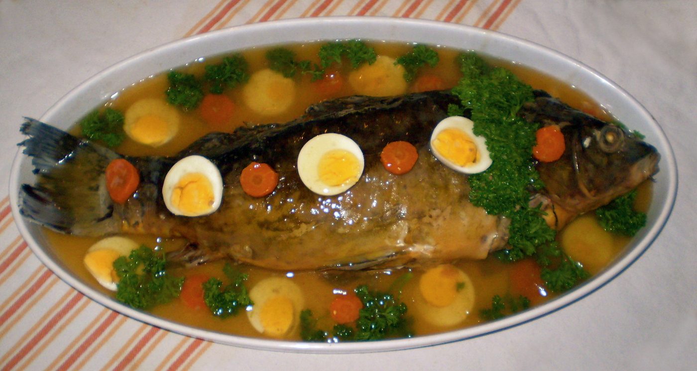 Gefilte fish, the Ashkenazi fish course that became both memory and punchline.