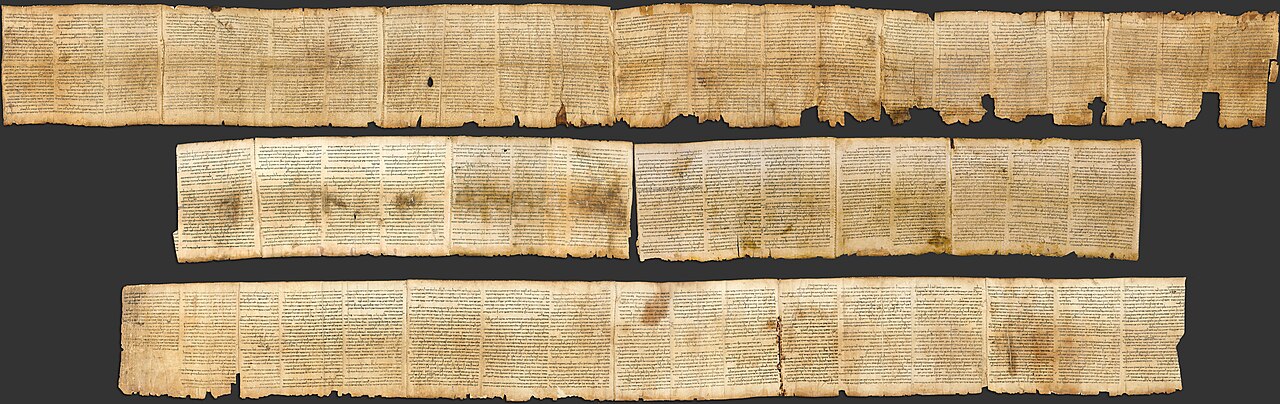 The Great Isaiah Scroll, one of the Dead Sea Scrolls, Israel Museum