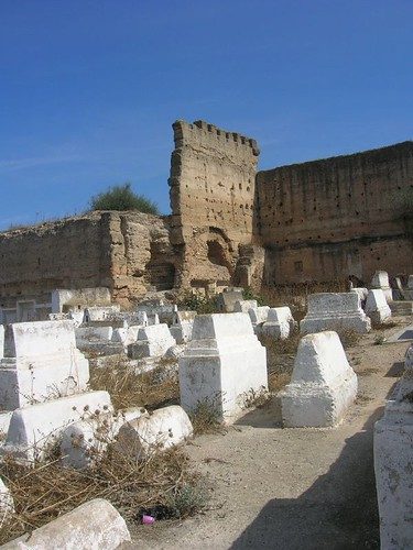 Jewish cemetery in Meknes today.
