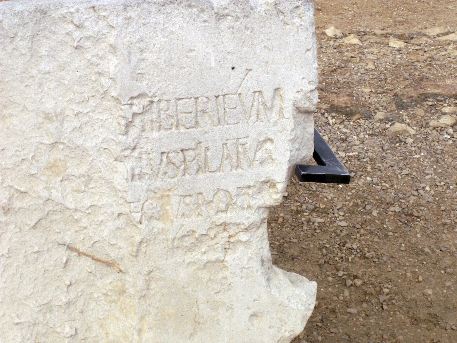 The Pilate Stone, a fragmentary Latin inscription naming Pontius Pilate