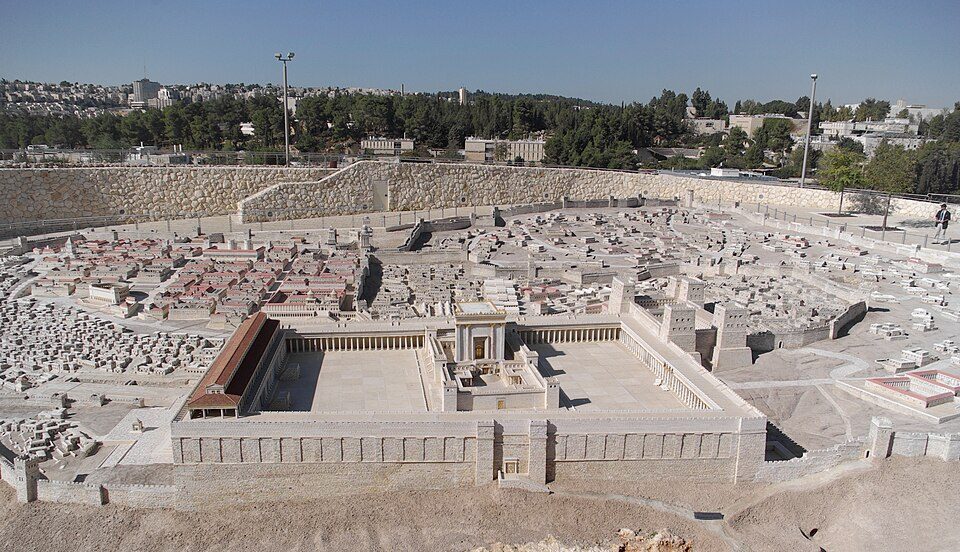 Model or reconstruction of the Second Temple in Jerusalem